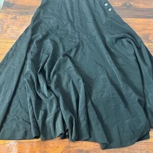 Liz‎ Claiborne Women's Vintage Black Maxi Skirt Size 6 Party/Cocktail Long